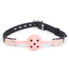 BDSMaster Bâillon Boule Percée Breathfive 40mm Rose